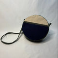 Color Block Circle Crossbody Bag Navy Khaki Olive