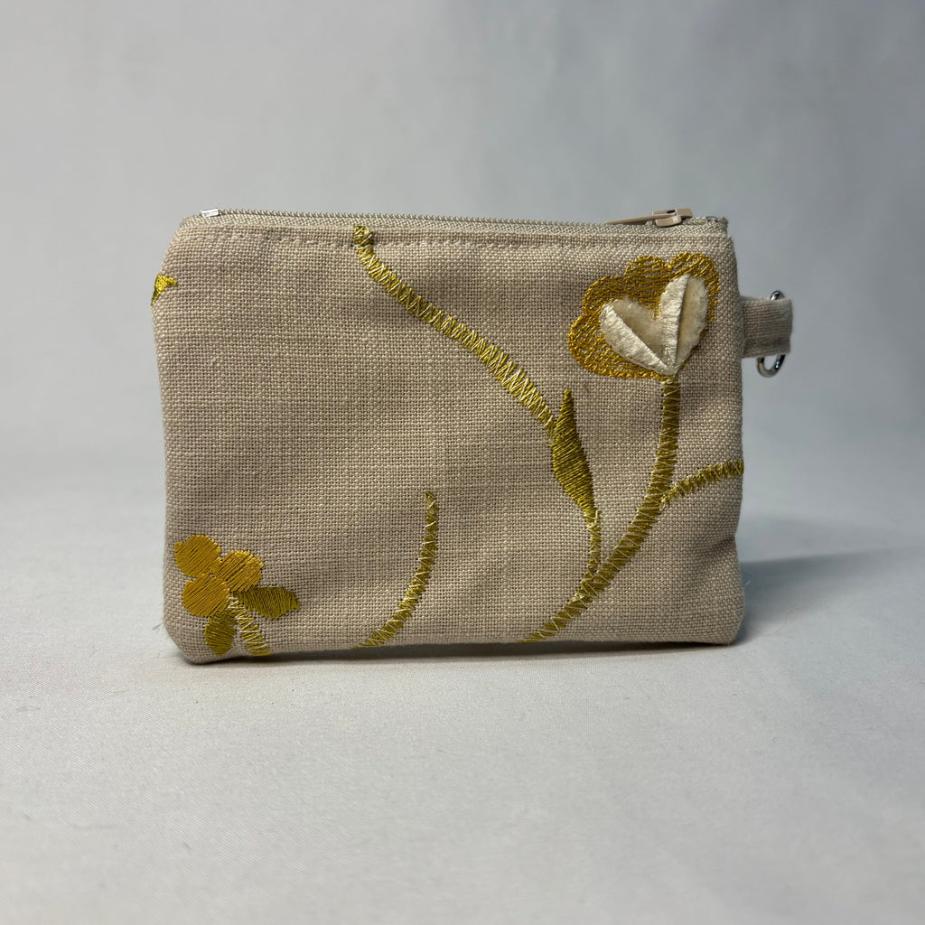 Upcycled Zippie Floral Beige