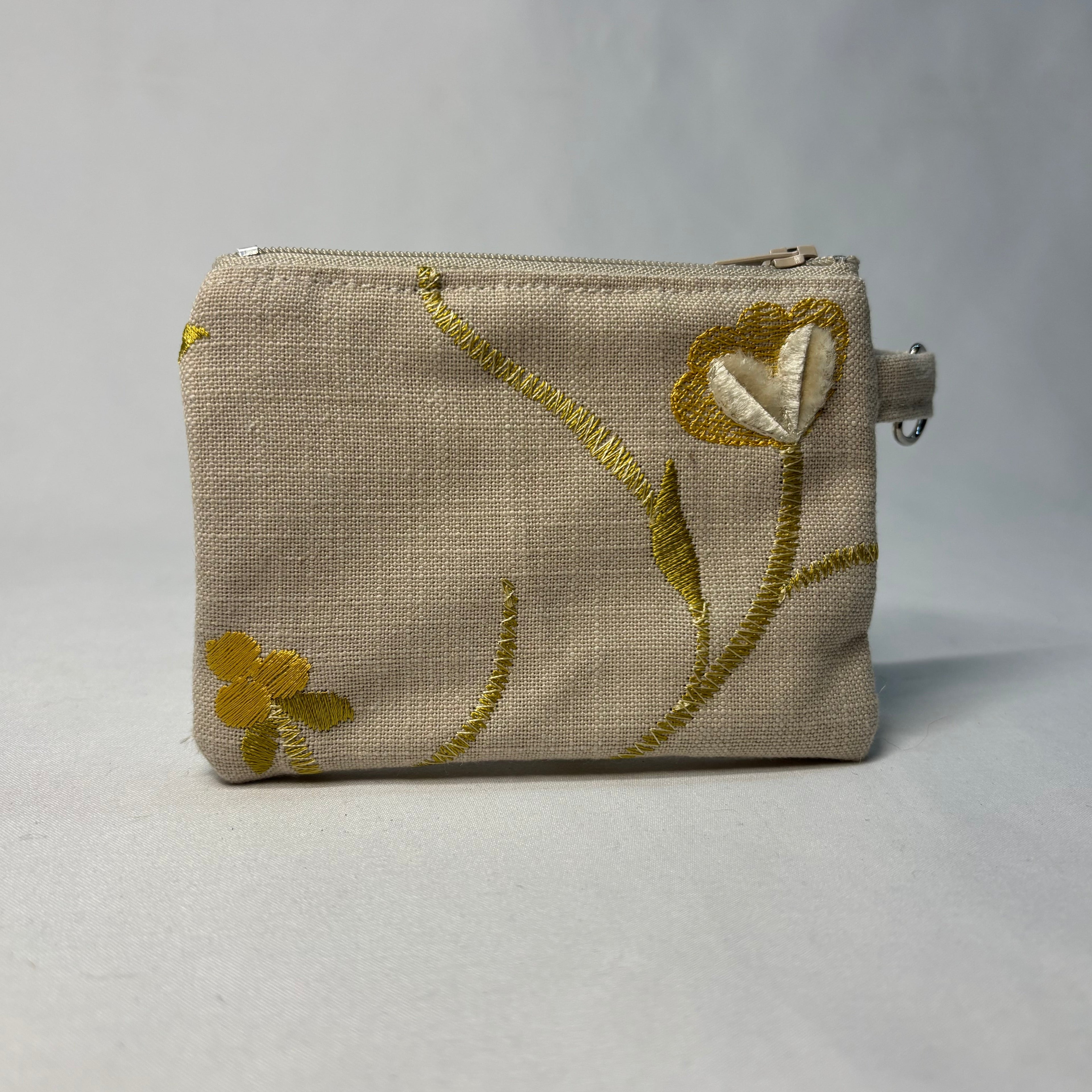 Upcycled Zippie Floral Beige