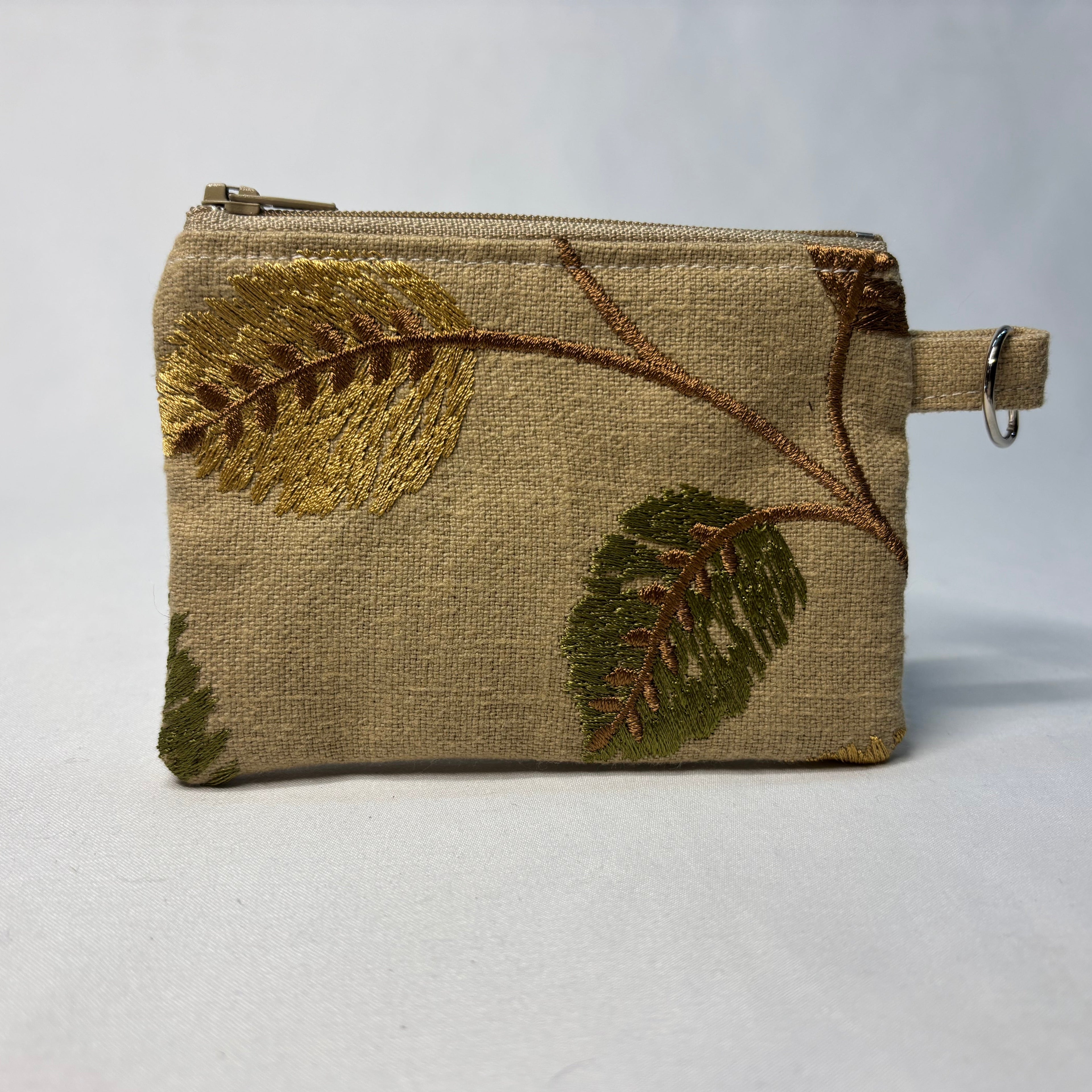 Upcycled Zippie Rust Leaves