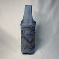 Upcycled Denim Wine Tote 1