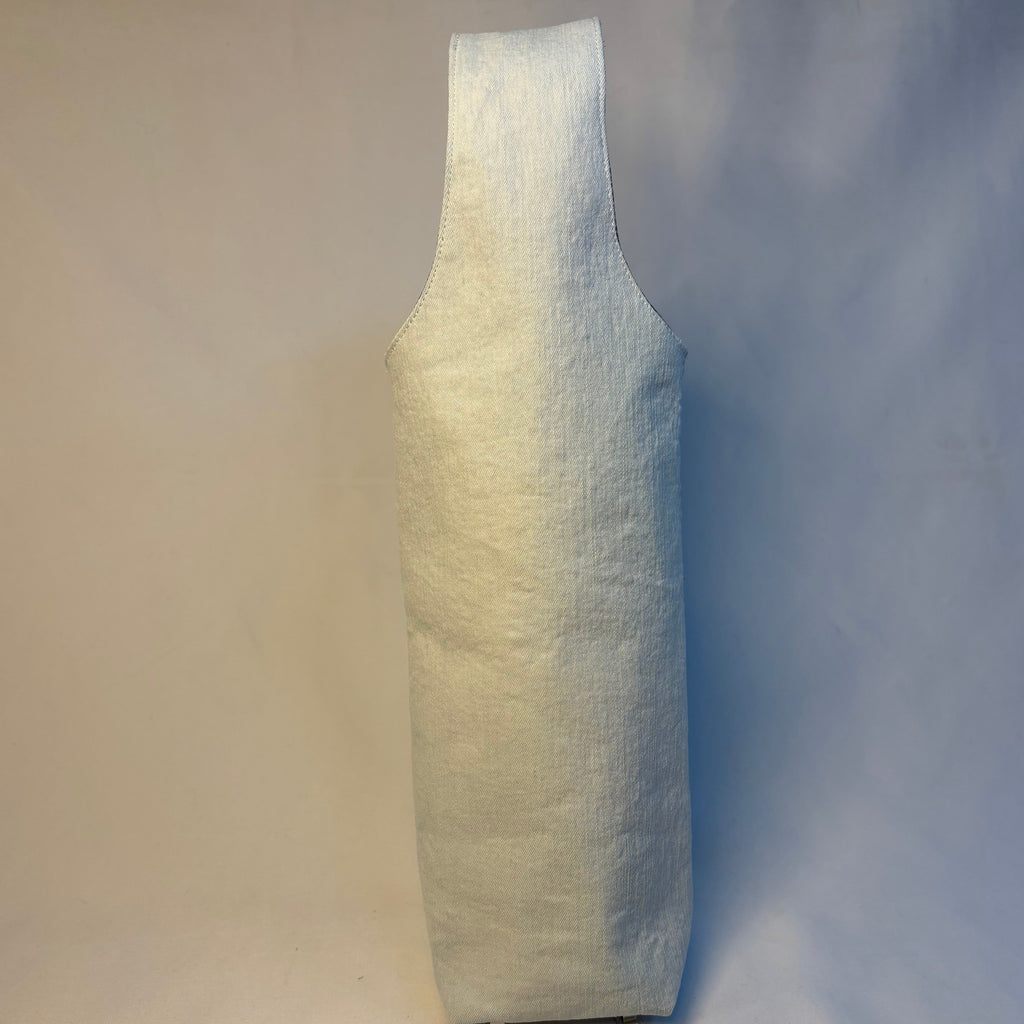 Upcycled Denim Wine Tote 3